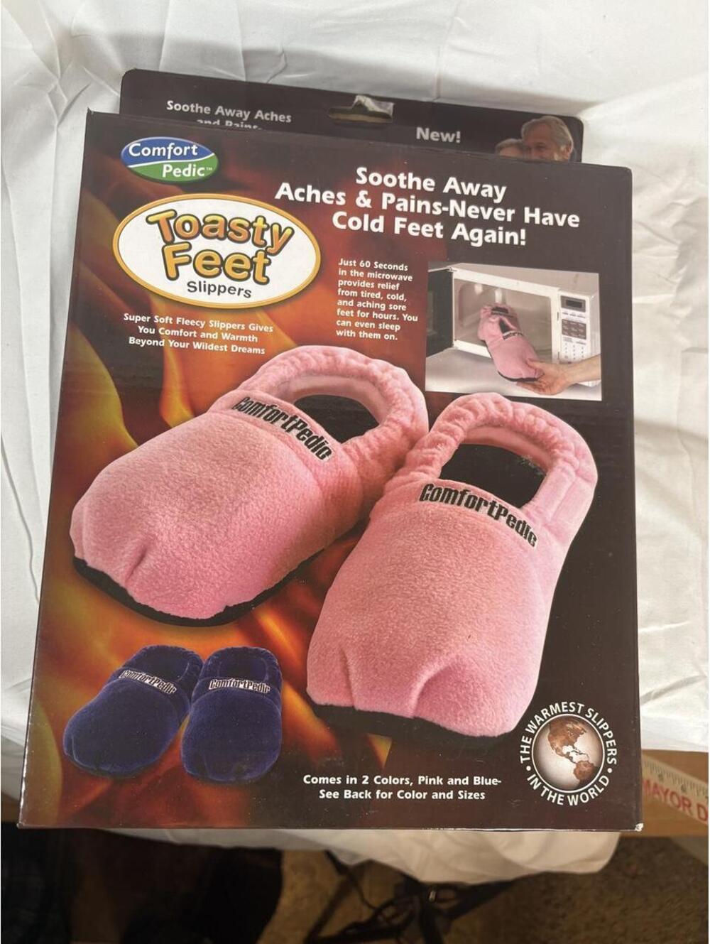 Comfortpedic Toasty Feet Slippers